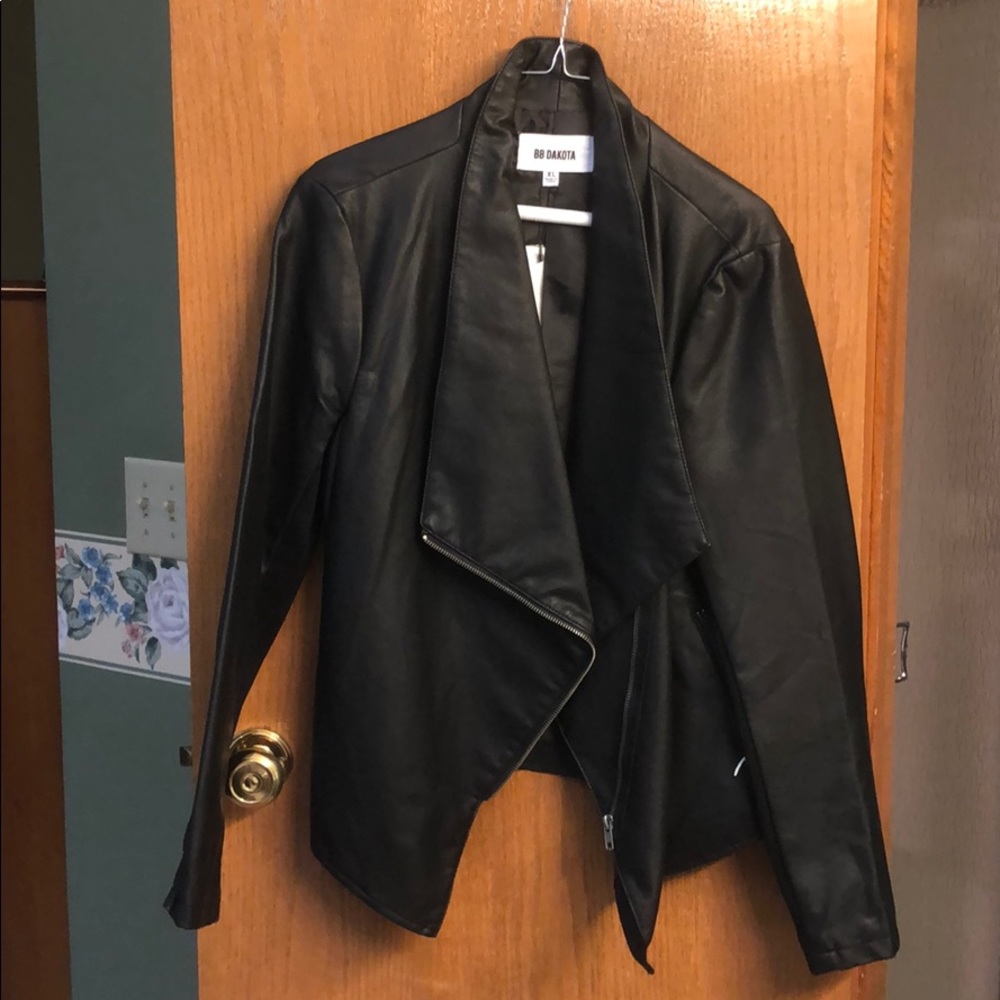BB Dakota Gabrielle Faux Leather Jacket XL